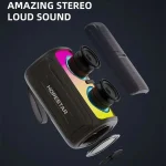 HOPESTAR Party 110 Mini Colorful Lights Wireless Bluetooth Speaker, Party 110 Mini (Black), Party 110 Mini (Green), Party 110 Mini (Grey), Party 110 Mini (Blue) - Image 3