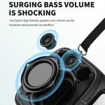 HOPESTAR Party One RGB Lighting Wireless Bluetooth Speaker, Party One(Black), Party One(Grey), Party One(Blue), Party One(Yellow) - Image 4