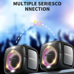 HOPESTAR Party One RGB Lighting Wireless Bluetooth Speaker, Party One(Black), Party One(Grey), Party One(Blue), Party One(Yellow) - Image 5