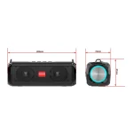 EBS-045 Wireless Stereo RGB Mini Portable Outdoor Music Subwoofer Stereo Speaker with Light - Image 2
