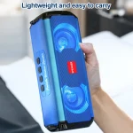 EBS-045 Wireless Stereo RGB Mini Portable Outdoor Music Subwoofer Stereo Speaker with Light - Image 6