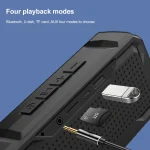 EBS-305 Outdoor Waterproof Stereo Subwoofer Bluetooth Speaker - Image 3