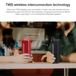 EBS-605 Outdoor Portable Fabric Waterproof Wireless Bluetooth Subwoofer Speaker - Image 5