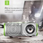 EBS-508 Portable Waterproof Outdoor Subwoofer Wireless Bluetooth Speaker - Image 3