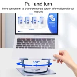 R- JUST HZ08-1 Rotating Two Holes Lifting Laptop Stand, HZ08-1 Grey, HZ08-1 Silver - Image 4