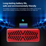 EBS-039 Portable Retro Card Single Speaker Mini Wireless Bluetooth Speaker - Image 6