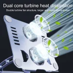 R- JUST HZ13-1 Rotating Foldable Multi-Angle Aluminum Alloy Laptop Fan Bracket, HZ13-1 Grey, HZ13-1 Silver - Image 4