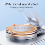 R-JUST HZ26 360-degree Rotating Aluminum Alloy Folding Phone Holder - Image 3