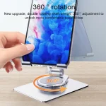 R-JUST HZ26 360-degree Rotating Aluminum Alloy Folding Phone Holder - Image 4
