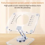 R-JUST T632 Acrylic 360 Degree Rotating Desktop Tablet Stand, T632 Tablet Stand - Image 4
