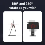 For iPad 11 inch R-JUST HZ36 360-degree Rotating Aluminum Alloy Magnetic Tablet Stand, For iPad 11 inch - Image 5