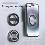 R-JUST SJ20-1 Aluminum Alloy Magnetic Bottle Opener Cellphone Holder With No Trace Sticker, SJ20-1 With No Trace Sticker - Image 7