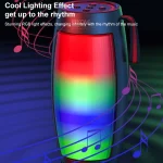 WEKOME D40 5W Sound Pulse Colorful Bluetooth Speaker, D40 (Black), D40 (White) - Image 5