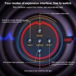 WEKOME D40 5W Sound Pulse Colorful Bluetooth Speaker, D40 (Black), D40 (White) - Image 10