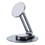 LK-T639 360 Degree Rotatable Foldable Magnetic Aluminum Alloy Desktop Phone Holder