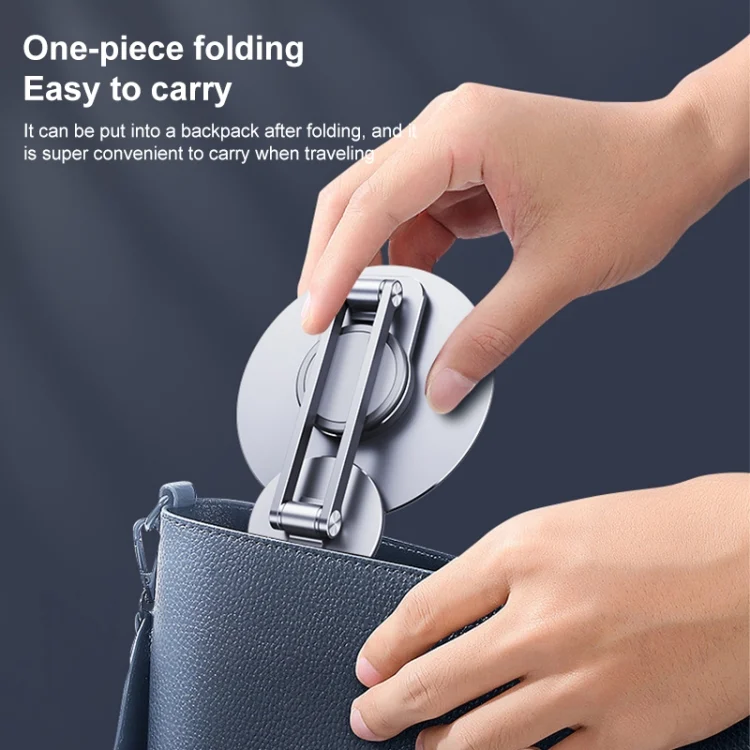 IP7G1087_B10.webp LK-T639 360 Degree Rotatable Foldable Magnetic Aluminum Alloy Desktop Phone Holder - Image 11
