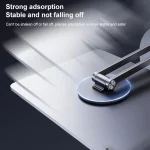 LK-T639 360 Degree Rotatable Foldable Magnetic Aluminum Alloy Desktop Phone Holder - Image 5