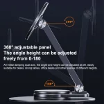 LK-T639 360 Degree Rotatable Foldable Magnetic Aluminum Alloy Desktop Phone Holder - Image 7