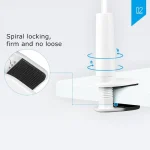 UBN-46 Regular Version Rotatable and Detachable Lazy Desktop Bedside Stand Mobile Phone Stand, Height: 90cm, 90cm Black, 90cm White - Image 5