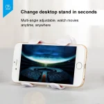 UBN-46 Regular Version Rotatable and Detachable Lazy Desktop Bedside Stand Mobile Phone Stand, Height: 90cm, 90cm Black, 90cm White - Image 8