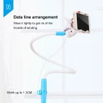 UBN-46 Regular Version Rotatable and Detachable Lazy Desktop Bedside Stand Mobile Phone Stand, Height: 90cm, 90cm Black, 90cm White - Image 9