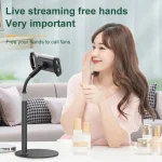 ZM17 Retractable Rotatable Outdoor Selfie Desktop Phone Stand for 4.6-7.8 inch Mobile Phones / Tablets, For 4.6-7.8 inch Phones White, For 4.6-7.8 inch Phones Black - Image 3