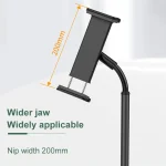 ZM17 Retractable Rotatable Outdoor Selfie Desktop Phone Stand for 4.6-7.8 inch Mobile Phones / Tablets, For 4.6-7.8 inch Phones White, For 4.6-7.8 inch Phones Black - Image 5