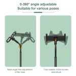 ZM17 Retractable Rotatable Outdoor Selfie Desktop Phone Stand for 4.6-7.8 inch Mobile Phones / Tablets, For 4.6-7.8 inch Phones White, For 4.6-7.8 inch Phones Black - Image 6