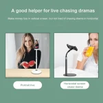 ZM17 Retractable Rotatable Outdoor Selfie Desktop Phone Stand for 4.6-7.8 inch Mobile Phones / Tablets, For 4.6-7.8 inch Phones White, For 4.6-7.8 inch Phones Black - Image 10