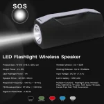 NewRixing NR-2028 Portable Lighting Wireless Bluetooth Stereo Speaker Support TWS Function Speaker - Image 4