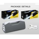 NewRixing NR-2028 Portable Lighting Wireless Bluetooth Stereo Speaker Support TWS Function Speaker - Image 7