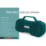 NewRixing NR-4500 Portable Wireless Bluetooth Stereo Speaker Support TWS / FM Function Speaker - Image 4