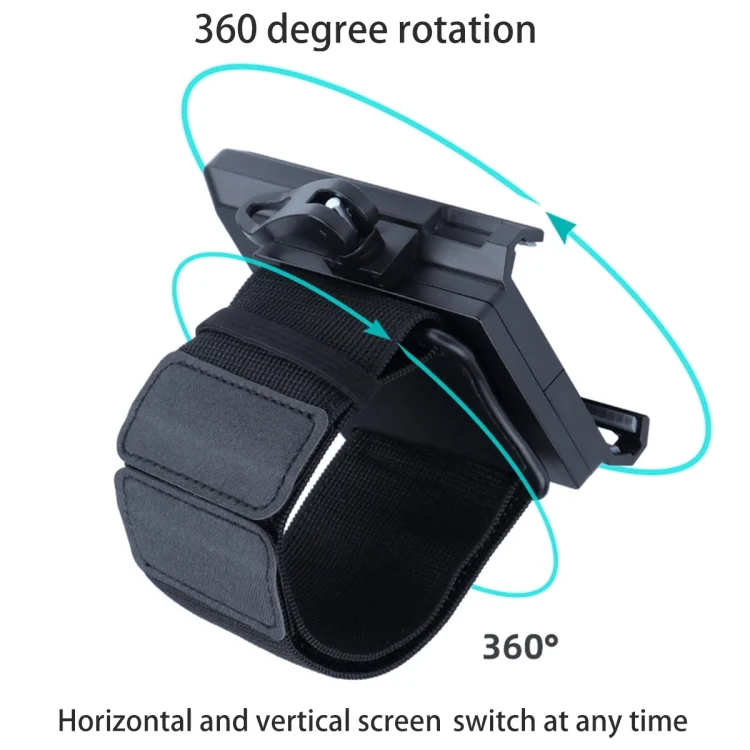 IP7G1874B_4.webp Elastic Wristband Hands Free Phone Holder, Wristband Length: 38cm - Image 5