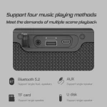 XDOBO 1983Plus IPX7 Waterproof Portable Outdoor Bluetooth Speaker Desktop Audio Subwoofer - Image 5