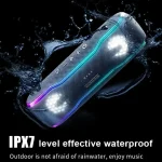 XDOBO BMTL BOSS IPX7 Waterproof Portable Wireless Bluetooth Speaker with RGB Colorful Light & TWS - Image 3