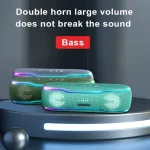 XDOBO BMTL BOSS IPX7 Waterproof Portable Wireless Bluetooth Speaker with RGB Colorful Light & TWS - Image 4
