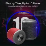 XDOBO Draco Mini IPX6 Waterproof Portable TWS Wireless Bluetooth Speaker Subwoofer, Draco Mini(Black), Draco Mini(Red) - Image 2