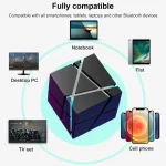 Qone 2 Cube Mini Portable Card Wireless Bluetooth Speaker, Bluetooth Speaker (Black), Bluetooth Speaker (Pink), Bluetooth Speaker (Blue), Bluetooth Speaker(White) - Image 7