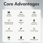 XDOBO X8 Plus 80W Wireless Bluetooth Speaker Outdoor Subwoofer Support TWS & TF Card & U Disk, X8 Plus - Image 6