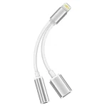 10cm 8 Pin Female & 3.5mm Audio Female to 8 Pin Male Charger Adapter Cable, Support All iOS System - Image 3