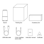 Original Xiaomi Youpin V03 Wireless Bluetooth Speaker with Colorful Light, Support Hands-free / AUX - Image 5