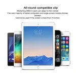 UBN-30 Classic Style Universal 360 Degrees Rotating Detachable Two-stage Lazy Bracket Mobile Phone / Tablet Desktop Bracket with Bilateral Pull Chuck, with Bilateral Pull Chuck White... - Image 10