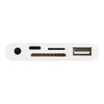 5 in 1  8 Pin to USB HUB And USB-C / Type-C And 3.5mm Earphone And SD And TF Card Reader - Image 3