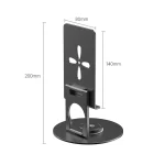 V269C 360 Degree Rotation Aluminum Alloy Desktop Phone Tablet Holder - Image 2