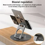 V269C 360 Degree Rotation Aluminum Alloy Desktop Phone Tablet Holder - Image 3