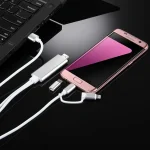 3 in 1 Micro USB & 8 Pin & Type-C to HDMI HD 1080P HDTV Adapter Cable - Image 8