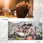 BT209 Outdoor Portable Ultra-thin Mini Wireless Bluetooth Speaker, Support TF Card & Hands-free Calling, Black, Silver - Image 14