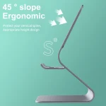 Universal Mobile Phone / Tablet PC Multifunctional Metal Desktop Stand with Makeup Mirror - Image 6