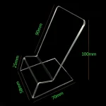 10 PCS Acrylic Mobile Phone Display Stand Holder, 10 PCS(Transparent) - Image 2