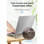 2 PCS R-JUST BJ01 Universal Stickable Shield Shape Laptop Foldable Stand, 2 PCS BJ01 - Image 6